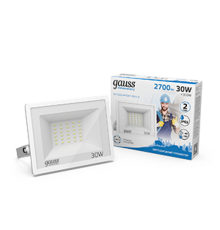 Прожектор светодиодный LED 30W 2100lm IP65 6500К белый  613120330  Gauss