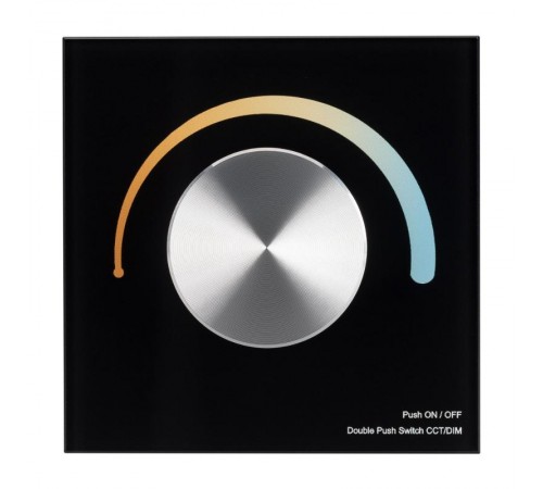 Панель SMART-P2-MIX-G-IN Black (3V, Rotary, 2.4G) (Arlight, IP20 Пластик, 5 лет)  033755  Arlight