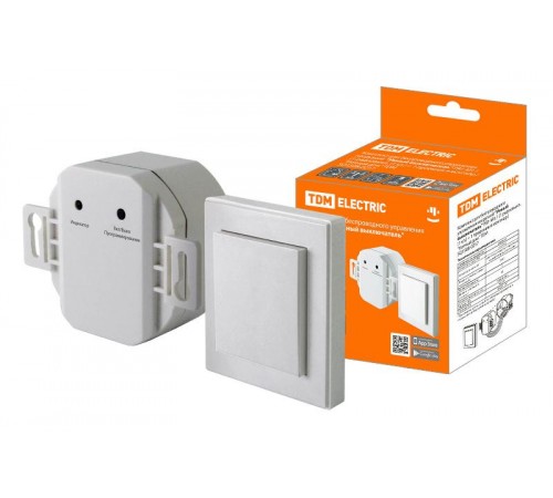 Комплект для беспроводного управления нагрузкой "Умный выключатель" РВ1-М1.1 "Уютный дом"  SQ1508-0217  TDM
