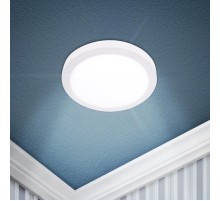 LED 8-18-4K Светильник  светодиодный круглый  накладной LED 18W  220V 4000K, белый   Б0050276  ЭРА