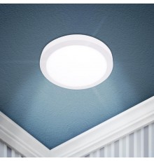 LED 8-18-4K Светильник  светодиодный круглый  накладной LED 18W  220V 4000K, белый   Б0050276  ЭРА