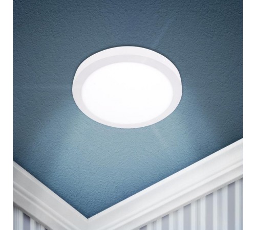 LED 8-18-4K Светильник  светодиодный круглый  накладной LED 18W  220V 4000K, белый   Б0050276  ЭРА