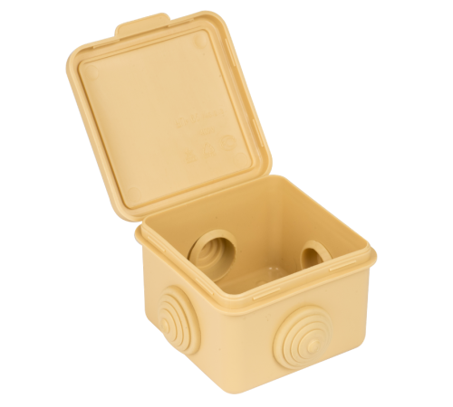 Коробка распределительная КМР-030-036 пылевлагозащитная, 4 мембранных ввода (65х65х45) светлое дерево EKF PROxima  plc-kmr2-030-036-s  EKF