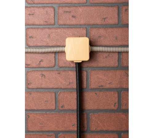 Коробка распределительная КМР-030-036 пылевлагозащитная, 4 мембранных ввода (65х65х45) светлое дерево EKF PROxima  plc-kmr2-030-036-s  EKF