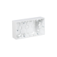 Simon 15 Белый Монтажная коробка для накладного монтажа, 2 поста  1590752-030  Simon