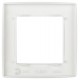 Рамка для розеток и выключателей ЭРА Серия 12 12-5001-01М на 1 пост, белый матовый   Б0065734  ЭРА