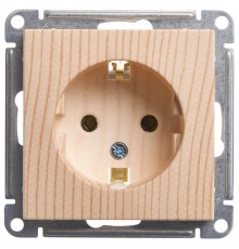 W59 Сосна Розетка с заземлением без шторок, 16А  RS16-154-7-86  SE