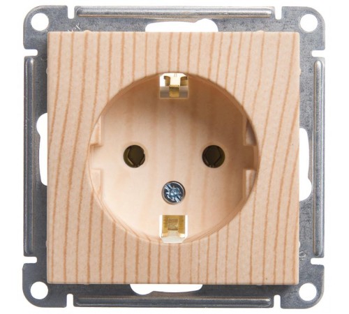 W59 Сосна Розетка с заземлением без шторок, 16А  RS16-154-7-86  SE