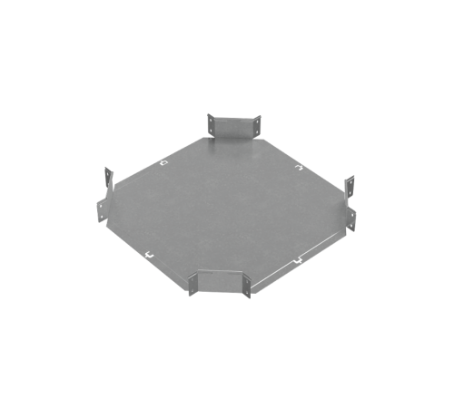 Х-разветвитель 100х500 мм "ПЛЮС" INOX304  XDplus100-500 INOX304  КМ - профиль