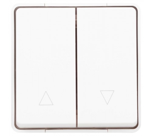 Переключатель для жалюзи кнопочный ЭРА Эксперт 11-1508-01 IP55, 10АХ-250В, ОУ, Белый  Б0063251  ЭРА