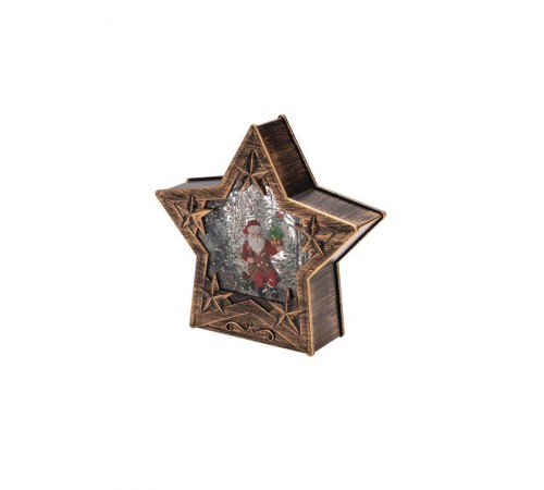 Светильник декоративный Звезда с эффектом снегопада и подсветкой, 15х4,2х14,3см, теплый белый  501-182  NEON-NIGHT