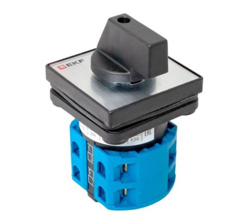 Переключатель кулачковый ПК-1-52 25А 2P "1-2" IP65  pk-1-52-25-65  EKF