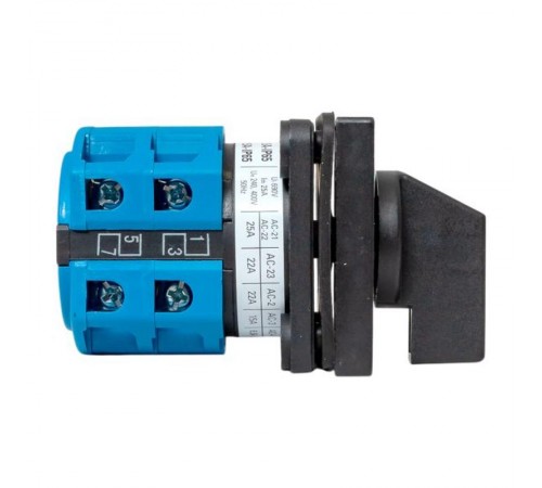 Переключатель кулачковый ПК-1-52 25А 2P "1-2" IP65  pk-1-52-25-65  EKF