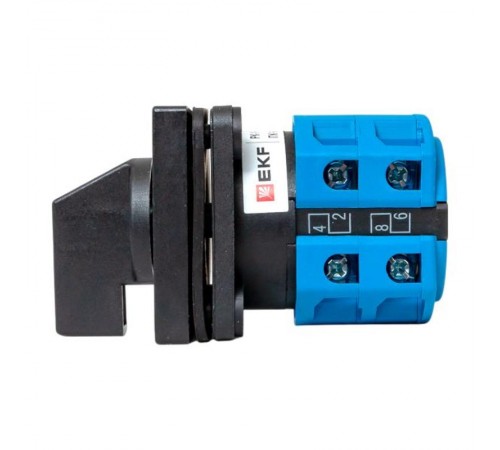 Переключатель кулачковый ПК-1-52 25А 2P "1-2" IP65  pk-1-52-25-65  EKF