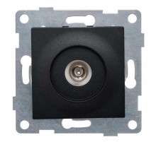 Ugra Механизм антенной розетки, одинарная, СУ, графит  С11А1-010  GUSI Electric