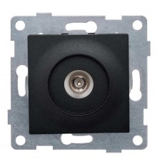 Ugra Механизм антенной розетки, одинарная, СУ, графит  С11А1-010  GUSI Electric