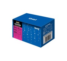 Бахрома без коннекторов светодиодная  с контроллером ULD-B1805-048/DTA WARM WHITE IP20  1,8 м. 48 диодов, шнур прозр.  UL-00005274  Uniel