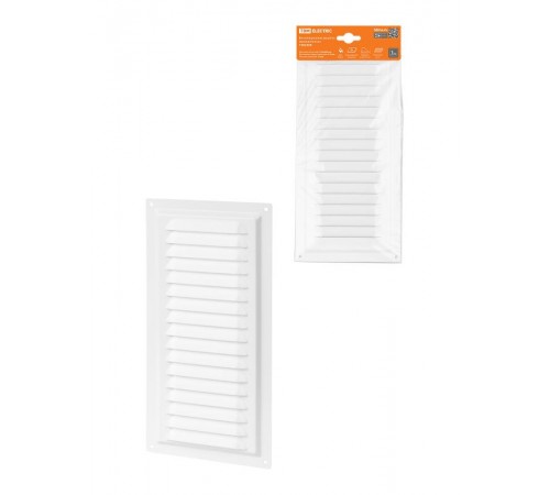 Решетка металл. 150х300, белая, с покрытием полимерной эмалью,  SQ1807-0702  TDM