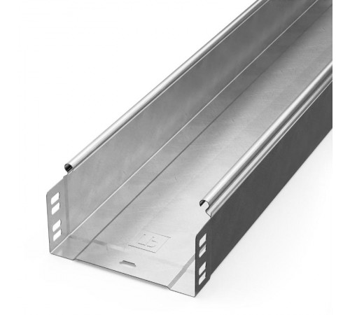 Лоток неперфорированный Стандарт INOX (AISI 304) 150х80х3000 (0,8 мм) (3 м/уп)  PR16.2312  Промрукав