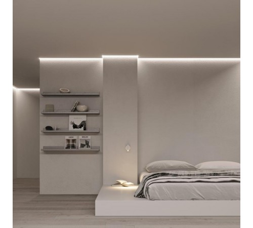 Профиль STRETCH-SHADOW-CEIL-2000 BLACK (A2-CONTOUR-PRO) (Arlight, Алюминий)  040703  Arlight