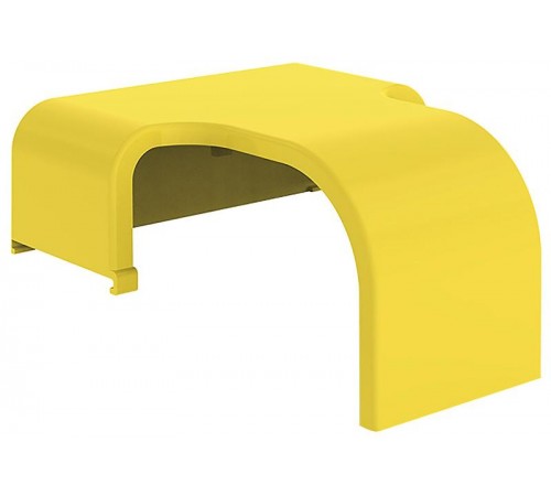 ITK Крышка изогнутого выхода опт. лотка 60мм  DS-060-38065  ITK