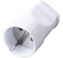 PST16-40-200 Розетка переносная 1-местная с/з, 250В,16А, белый  32853  STEKKER