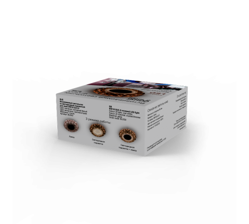 Светильник точечный встраиваемый Backlight BL050 Кругл. Кристалл/Хром, Gu5.3, LED 4100K  BL050  Gauss