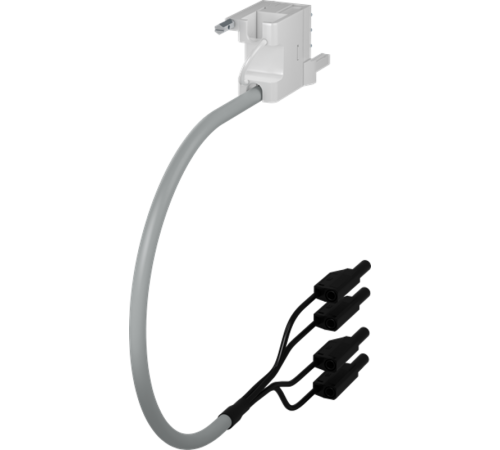 Разъем для цепей напряжения COR-T-4-4, четырехполюсный, с кабелем, 4 серых зажима  1SNA167935R1000  TE