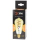 Лампа светодиодная F-LED ST64-7W-824-E27 spiral gold (филамент, спир зол, 7Вт, тепл, E27) (20/960)  Б0047665  ЭРА