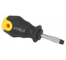 Отвертка SL 6х40 мм шлицевая двухкомпонентная рукоятка  Б0055864  ЭРА