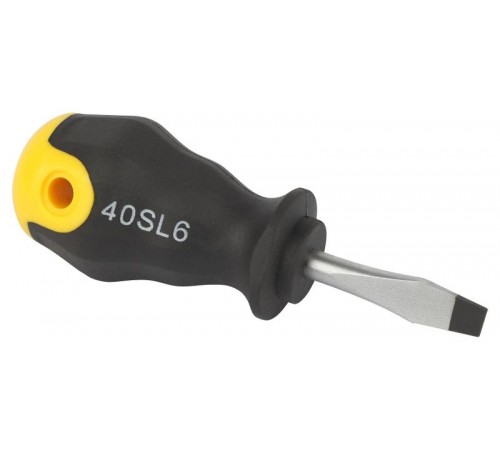 Отвертка SL 6х40 мм шлицевая двухкомпонентная рукоятка  Б0055864  ЭРА