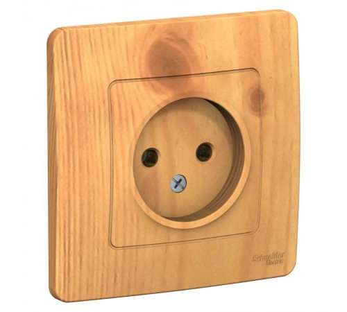 Blanca Ясень С/У Розетка без заземления без шторок 16А, 250В  BLNRS000015  SE