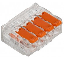 Строительно-монтажная клемма СМК 221-614 (4шт/упак)  UKZ40-614-004  IEK