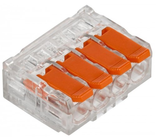 Строительно-монтажная клемма СМК 221-614 (4шт/упак)  UKZ40-614-004  IEK