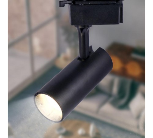 Светильник светодиодный трековый однофазный TR5-10 COB BK 10 ватт 4000К 700Лм черный  Б0049051  ЭРА
