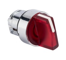 Исполнительный механизм переключателя ХB4 красный на 2 положения с фиксацией, с подсветкой с короткой ручкой EKF PROxima    XB4BD2FL-R   EKF 