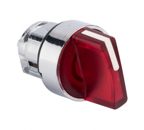 Исполнительный механизм переключателя ХB4 красный на 2 положения с фиксацией, с подсветкой с короткой ручкой EKF PROxima    XB4BD2FL-R   EKF 