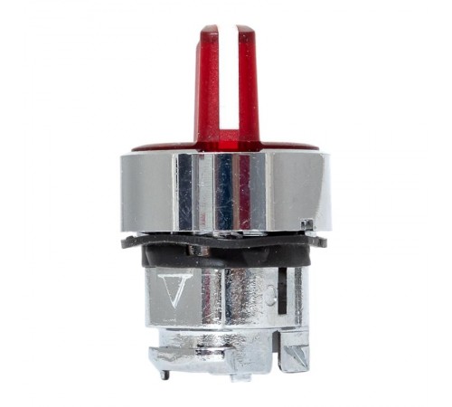 Исполнительный механизм переключателя ХB4 красный на 2 положения с фиксацией, с подсветкой с короткой ручкой EKF PROxima    XB4BD2FL-R   EKF 