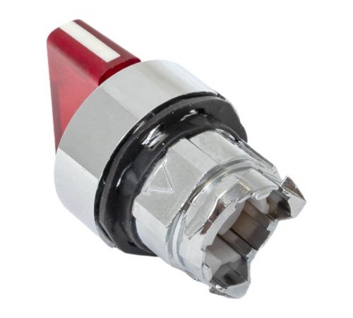 Исполнительный механизм переключателя ХB4 красный на 2 положения с фиксацией, с подсветкой с короткой ручкой EKF PROxima    XB4BD2FL-R   EKF 