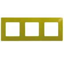 Etika Зеленый папоротник Рамка 3-ая  672543  Legrand