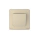 Blanca Бежевый С/У IP44 Переключатель 1-клавишный (сх.6), 10AX, 250В  BLNVS410607   SE