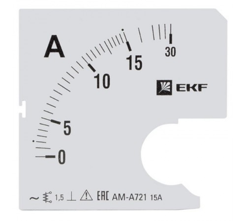 Шкала сменная для A721 15/5А-1,5 EKF PROxima  s-a721-15  EKF