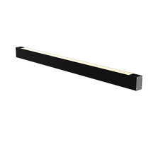 Светильник светодиодный Х-line Up&Down один.подвесн 45Вт 4000К 1499x63x100мм RAL9005 черный муар DALI опал 2 торц.кр.V1-R0-92825-02OPD-4004540VARTON