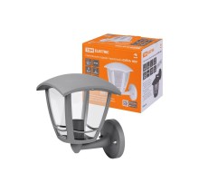 Светильник садово-парковый "СИТИ" НБУ 07-60-001 У1 4-х гранник настенный вверх серый  SQ0330-1320  TDM