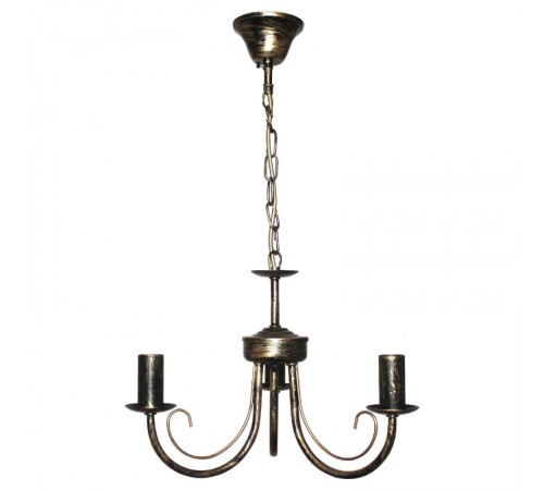 Светильник "Рустика" 234 черн. мат. зол. НСБ 01-3х60-147 Е14  1005404272  Элетех