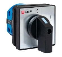 Переключатель кулачковый ПК-1-12 10А 2P "0-1" IP65  pk-1-12-10-65  EKF