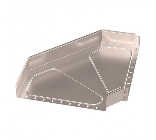 Угол горизонтальный 90 градусов Стандарт INOX (AISI 409) 500х100  PR16.3571  Промрукав