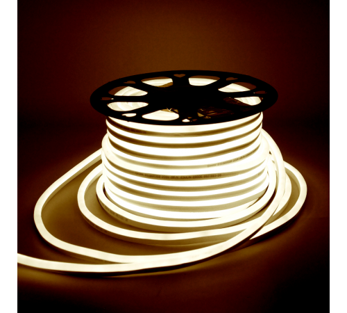Лента светодиодная 2835/120-SMD 8W 220V 200lm/m 3000K NEON (8х16мм) IP67 (50м)  311000108  Gauss