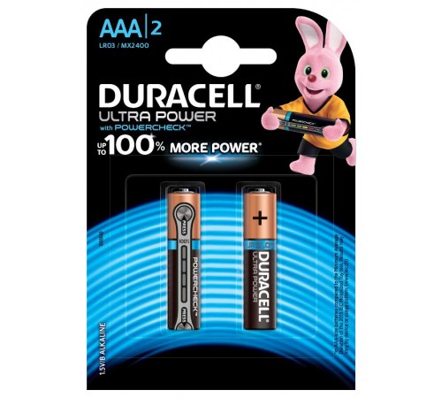 Батарейки Duracell LR03-2BL Ultra  Б0038760  Duracell