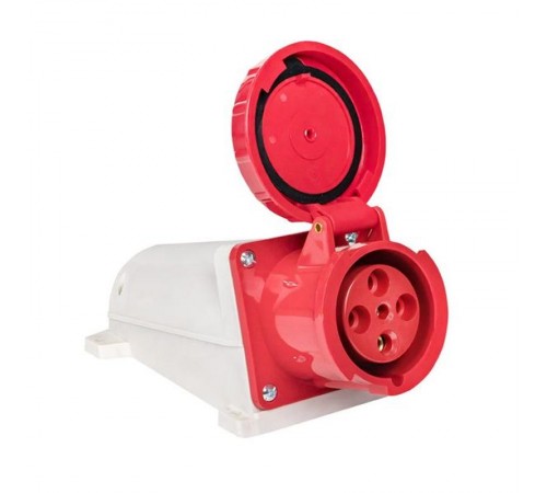 Розетка стационарная наружная 134 3Р+РЕ 63А 380В IP67 EKF PROxima  ps-134-63-380  EKF